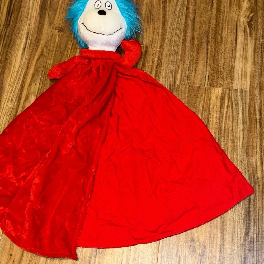 Universal Studios Cat in the Hat thing 1 2 Plush stuffed animal lovey security